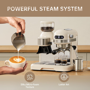เครื่องชงกาแฟดิจิตอล Nova ระดับมืออาชีพ สามารถชงคาปูชิโน ลาเต้ และกาแฟดำได้ - Product Image 4