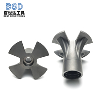 Rotor d'impeller en carbure haute résistance à l'usure, personnalisé pour les outils de forage en puits (MWD, LWD) et les diviseurs de débit
