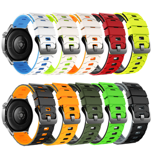 Pulseira de Silicone Bicolor para Huawei Watch 5 4 Pro Liberação Rápida 22mm Pulseira para Huawei Watch GT6 Pro 46mm GT 6 5 4 46MM - Product Image 2