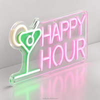 Enseigne commerciale personnalisée en néon LED, enseigne en acrylique avec logo pour vitrine, magasin, bar, restaurant, hôtel
