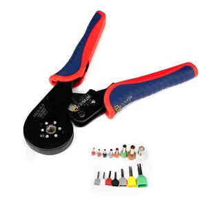 <span class=keywords><strong>Pince</strong></span> <span class=keywords><strong>à</strong></span> <span class=keywords><strong>sertir</strong></span> manuelle auto-réglable <span class=keywords><strong>à</strong></span> 6 côtés pour borne tubulaire HSC8 16-6 fils pour 0.08-16mm2 30-5AWG - Product Image 2