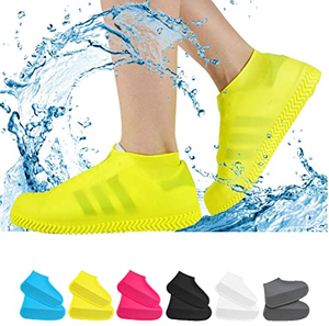 Couvre-chaussures en latex réutilisables, épais, résistants à l'usure, imperméables et antidérapants pour l'extérieur - Product Image 1