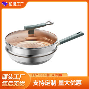 Wok Rock Titanium Master de 30 cm con Fondo Redondo Antiadherente para Cocinas de Gas e Inducción - Product Image 3