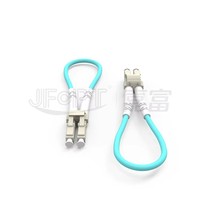 Probador de Fibra Óptica LC MM Loopback PVC LSZH de 2 Puertos para Diagnóstico Rápido de Enlaces de Red FTTX/FTTH, Centros de Datos, Telecomunicaciones, Cable de Fibra Óptica 0.3dB