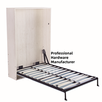 Mobilier de maison peu encombrant Kit de lit mural au design moderne Lit escamotable pliant