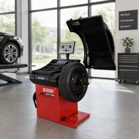 Équipement d'équilibrage et d'alignement automatique des roues Coseng C377AN, machine à changer les pneus à laser infrarouge
