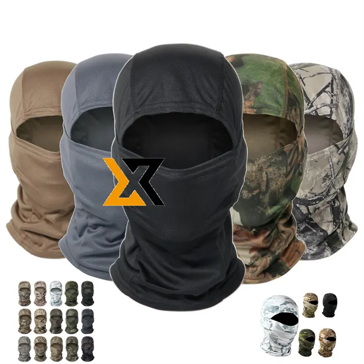 Tùy Chỉnh Thiết Kế Dệt Kim 1 2 3 Lỗ Đầy Đủ Bìa Mặt Mặt Nạ Trượt Tuyết Skimask Với Thêu Logo Mùa Đông Mùa Hè Hat Balaclava