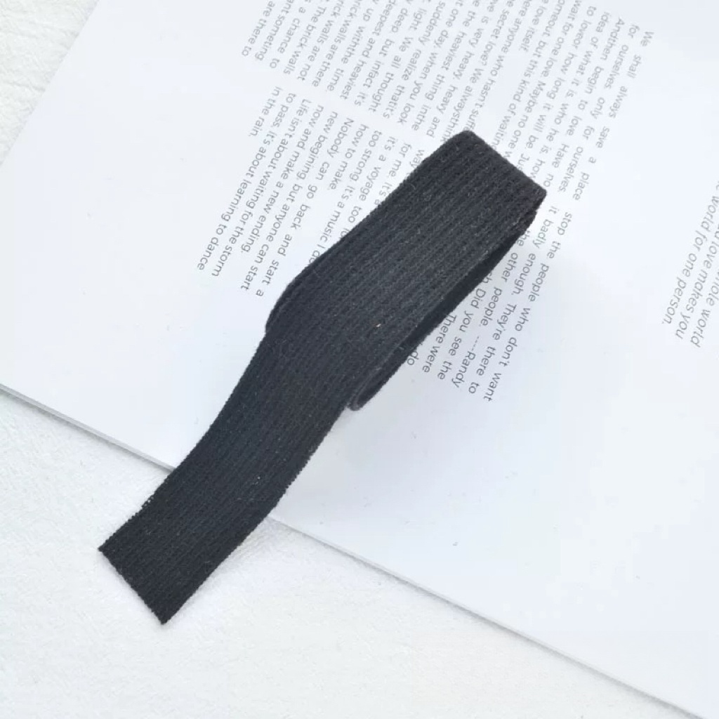 Noir 2 cm * 25 mètres