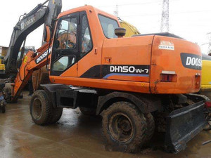 Excavatrice multifonctionnelle sur chenilles originale de la Corée DOOSAN DH150-7 Hyundai à haut rendement en bon état d'occasion en vente - Product Image 5