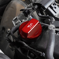 Tapa de Aluminio para Depósito de Aceite BEVINSEE para Audi A1 A3 8V RS3 8Y Q3 S3 8V TT para SEAT Leon III 5F para Cupra Formentor VZ5