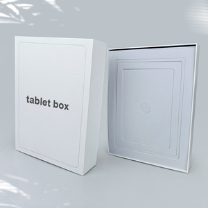 Chất Lượng Cao Tùy Chỉnh Các Tông Màu Trắng Máy Tính Bảng Bao Bì Hộp Rỗng Nắp Và Dưới Tablet <span class=keywords><strong>PC</strong></span> Hộp Quà Tặng Cho Ipad - Product Image 3