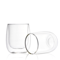 Set Gelas 6 Pcs Gelas Minum Dinding Ganda Gelas Kopi Produsen Gelas