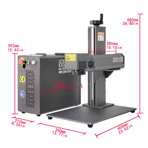 Máquina de Grabado Láser Mopa de 100W, Máquina de Grabado Láser de Fibra para Acero Inoxidable y Grabado a <span class=keywords><strong>Color</strong></span> - Product Image 3
