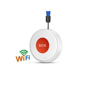 Botón de ayuda de <span class=keywords><strong>emergencia</strong></span> para el hogar inteligente para la aplicación de pacientes <span class=keywords><strong>ancianos</strong></span> Monitoreo en tiempo real Color blanco Tuya WiFi Alarma SOS - Product Image 1