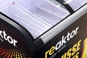 Kenkuhl offre spéciale faible <span class=keywords><strong>consommation</strong></span> d'énergie petit chariot à crème glacée à 3 niveaux affichage réfrigérateur congélateur vitrine roue prix autocollant - Product Image 2