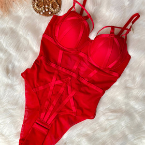 Lingerie de mode, bodys transparents, bodys sculptants, bodys en nylon - Product Image 5