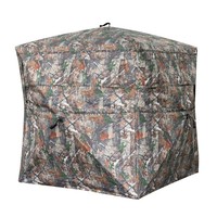 Nouvelle Tente de Chasse Camouflage 360° Transparente, Abri Quatre Saisons à Ouverture Rapide pour Observation des Oiseaux