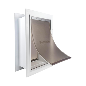 <span class=keywords><strong>Porte</strong></span> intelligente à 3 volets pour chien, petit, moyen et grand, avec panneau de verrouillage coulissant en métal. - Product Image 1