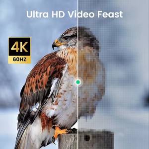 <span class=keywords><strong>Adaptateur</strong></span> de câble Micro <span class=keywords><strong>HDMI</strong></span> vers <span class=keywords><strong>HDMI</strong></span> UGREEN 4K 60Hz <span class=keywords><strong>Ethernet</strong></span> Audio Effet 3D Micro HD vers HD Câble Mâle vers Mâle pour GoPro Sony - Product Image 4