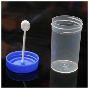 Vaso de muestra Uriki de 50 ml con cuchara para análisis de orina - Product Image 4