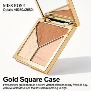 บรอนเซอร์เนื้อฝุ่นวีแกนกันน้ำ ขายดี พร้อมประกายเมทัลลิก สำหรับผิวขาว - Product Image 4