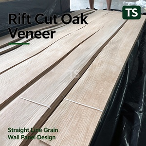 Chapa de Madera de Roble Blanco Europeo de Corte Cuarto, 1mm, Grano Recto Natural, Directo de Fábrica, Tamaño Personalizado - Product Image 1