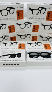 AIMB Smart <b>Glasses</b> S3 Ultra Plastic Titanium Frame Dual <b>Camera</b> AI Vision Recognition Real-time Translation 1080P Video - Product Image 2