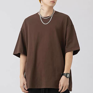 300GSM Oversized Crewneck Double-Brushed Solid Streetwear - Product Image 2