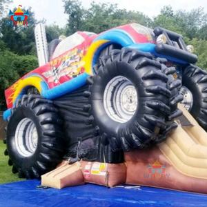 WINWAYTOYS Casa de Brinco Inflable de PVC con Tobogán, Diseño de Camioneta Monstruo, Capacidad Máxima 5-10 Personas, 8x4x3.5m/26x13x11.5ft, Fácil de Instalar, para Niños - Product Image 6
