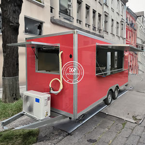 Kiosque mobile de concession OEM, remorque alimentaire, système d'alimentation en eau à 3 bassins, cuisine, chariot de restauration rapide, camion de nourriture à vendre - Product Image 4