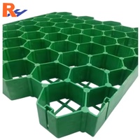 Grille de renforcement de gazon en plastique durable pour allées de jardin, maille de pavage pour un renforcement durable du gazon
