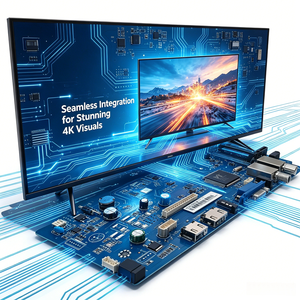 Placa Base Universal para <span class=keywords><strong>Televisores</strong></span> LED/LCD Inteligentes CV3663C-KL1080P 60Hz para Reparación VGA/SCART, para <span class=keywords><strong>Televisores</strong></span> de 32-43 Pulgadas (Azul/Verde) - Product Image 1