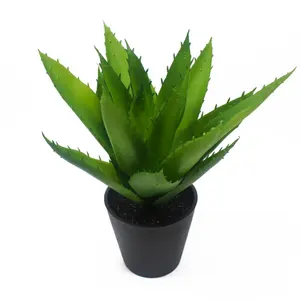 artificial Aloe Vera cactus succulent Artificial Plant for decoration real touch plant