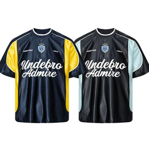 Camiseta Deportiva <span class=keywords><strong>Retro</strong></span> Personalizada de Manga Corta para Hombre y Mujer, Estilo Holgado, Streetwear, Hip Hop, Venta al Por Mayor - Product Image 5