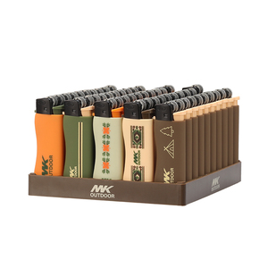Briquet coupe-vent jetable MK en forme de cœur, de qualité supérieure, verrouillable, pour étui de téléphone - Product Image 1