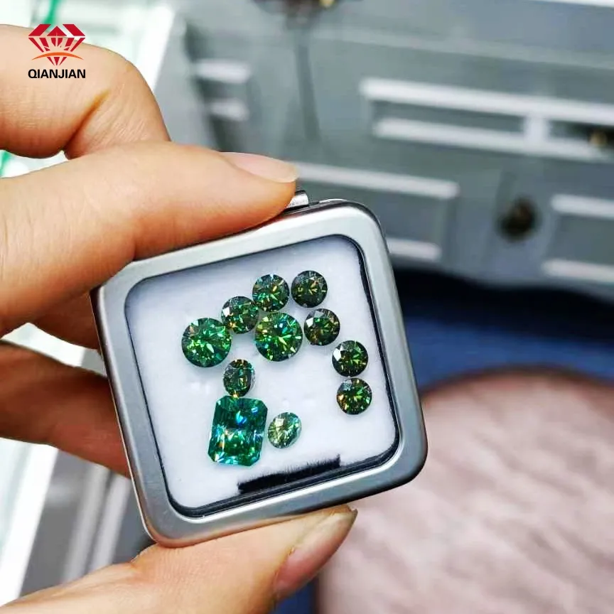 Qianjian personnalisé GRA VVS pierres diamants en vrac Moissanite
