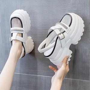 <span class=keywords><strong>Sandali</strong></span> con Zeppa Interna per Donna, <span class=keywords><strong>Sandali</strong></span> Casual Estivi con Cinturino Posteriore, Scarpe con Piattaforma Rialzata - Product Image 4