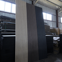 Panneaux acoustiques faciles à installer, panneaux muraux insonorisants en bois, décoration intérieure, prix de gros