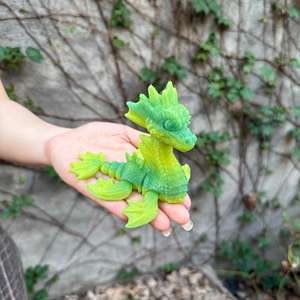 Vashine Juguetes de Dragón Impresos en 3D de PLA, Figura de Acción Creativa y Divertida para Niños, Dragón Mítico Flexible de Cristal, Decoración para el Hogar - Product Image 2