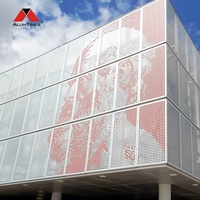 Panneau perforé en aluminium anodisé anti-éblouissement pour revêtement de façade extérieure de bâtiment Alumtimes