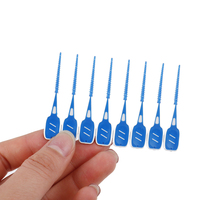 Brosse interdentaire 2 en 1 souple pour un nettoyage en profondeur Pics à fil dentaire Cure-dents en caoutchouc Brosse interdentaire