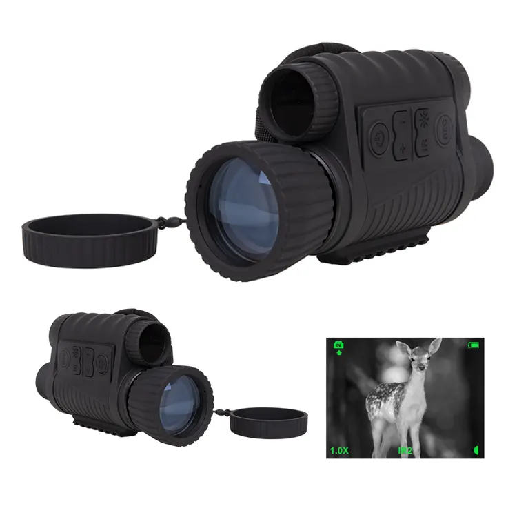 WILDGAMEPLUS Jangkauan 300M Digital Infrared Night Vision Monokular 6X50 <span class=keywords><strong>Zoom</strong></span> Berburu Night Vision Scope Optik Ambil Gambar Video