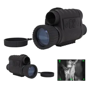 WILDGAMEPLUS 300M 범위 디지털 적외선 야간 투시경 단안 6X50 줌 사냥 야간 투시경 광학 촬영 비디오 사진