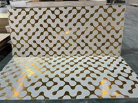 Panneau PVC effet marbre UV 4x8 pieds, haute brillance, imperméable, revêtement UV, plaque PVC marbre pour mur