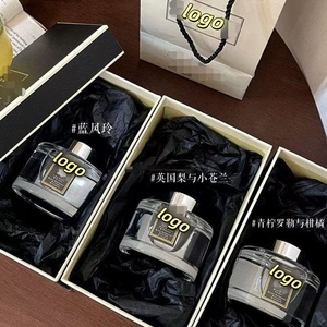 Zumarong coffret cadeau d'aromathérapie sans feu bleu cloche poire parfum verre infusé liquide longue durée cadeau d'anniversaire élégant - Product Image 2