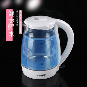 กาต้มน้ำไฟฟ้าแฟรงค์ 1.5 ลิตร แก้วโบโรซิลิเกตคุณภาพสูง ปิดอัตโนมัติ ป้องกันการต้มจนแห้ง - Product Image 2