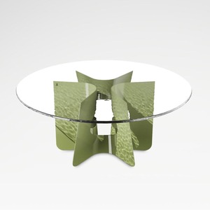 Tavolo da tè in vetro artistico stile moderno piccolo albero rosso Designer Art <span class=keywords><strong>ristorante</strong></span> mobili creativi casa aliena <span class=keywords><strong>tavolino</strong></span> - Product Image 2