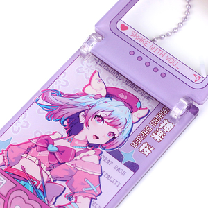 Vograce Tùy Chỉnh Có Nắp Chụp Ảnh Chủ Thẻ Acrylic Di Động Lật Điện Thoại Bản Lề Móc Khóa Nhựa Thủ Công Móc Khóa Cho Ảnh Thu Thập - Product Image 6