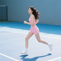 Revêtement de terrain de tennis acrylique à base d'eau, résistant aux UV, écologique, revêtement de terrain multisports