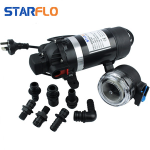 Pulvérisateur de lavage de voiture portable en acier inoxydable DP-160 Pompe à eau à diaphragme haute pression 12V 24V 110V 220V CC CA Rouleau compresseur d'eau - Product Image 5